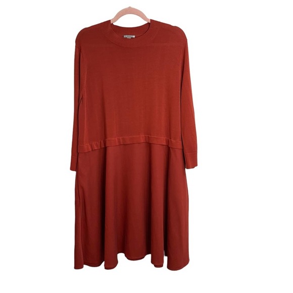 COS Dresses & Skirts - COS Rust Orange Oversized Long Sleeve Dress
